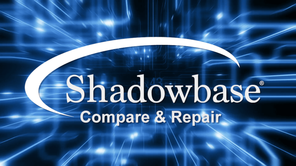 HPE Shadowbase Compare and Repair